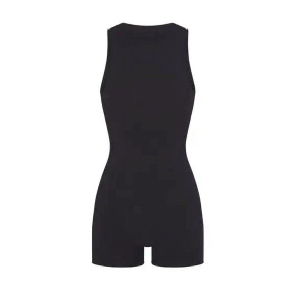open lace back dress MATTEAU | The Tiered Low Back Sundress | Black